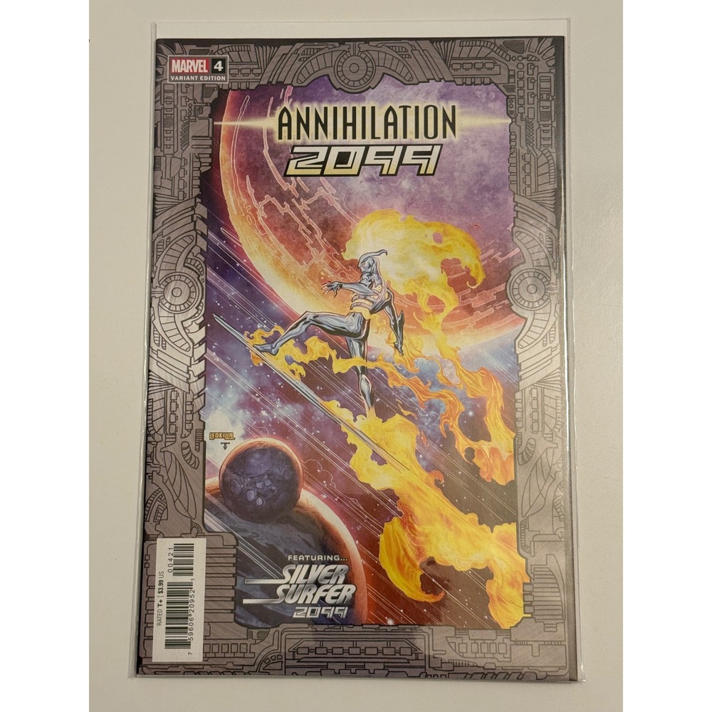 Annihilation 2099 #4 Marvel 2024 Variant Silver Surfer 2099 Leinil Yu Cover